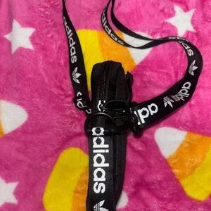 Adidas Kids Black Lanyard